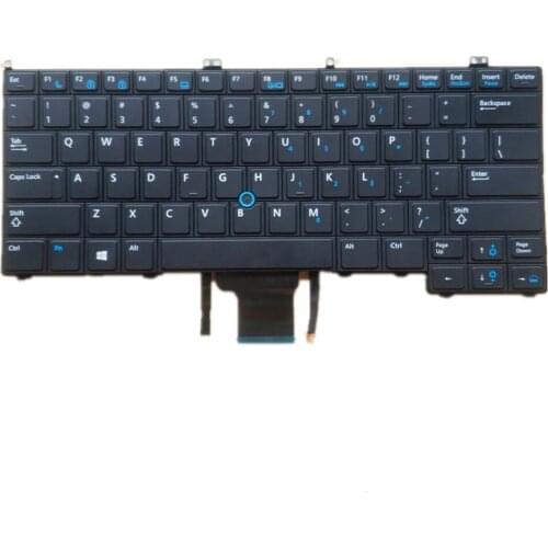 Laptop Keyboard For DELL Latitude E7440 US UNITED STATES edition Colour black SG-60700-XUA SN7222