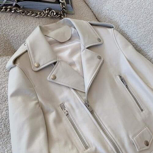 KMETRAM Women's Short Sheepskin Coats