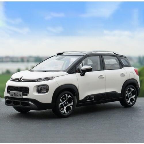 Diecast 1:18 Dongfeng Citroen C4 Yunyi SUV Alloy Car Model Collection Souvenir Ornaments Display Vehicle Toy Gift Decoration