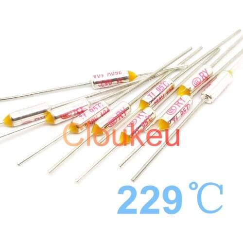 RY Tf 229C 250V10A Metal temperature fuse 229 Centigrade