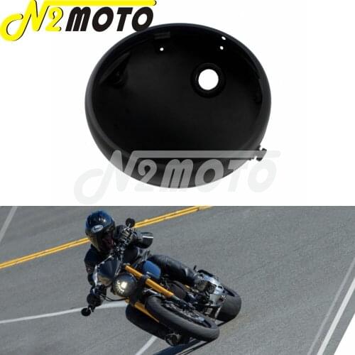 Motorcycle 7" Round Headlight LED Light Bulb Bucket For Harley Sportster Softail Dyna Chopper Bobber Touring Headlight Housing