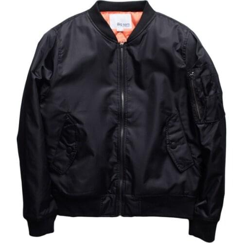 Mens Army Pilot Biker Bomber Fly Military Security Doorman Jacket