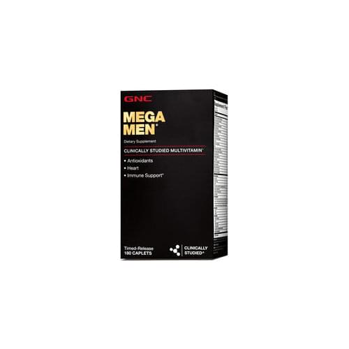 Mega Men 180 Caplets mens multivitamin formula, Supports immune health, Supports heart health cardiovascular function