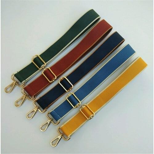 HJKL Nylon Colored Belt Bag Strap Accessories for Women Rainbow Adjustable Shoulder Hanger Handbag Straps Decorative good bag