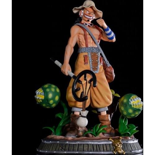 38cm NEW Anime One Piece Gk Statue Usopp Pvc Collection Model Figure Toys For Boy Gift