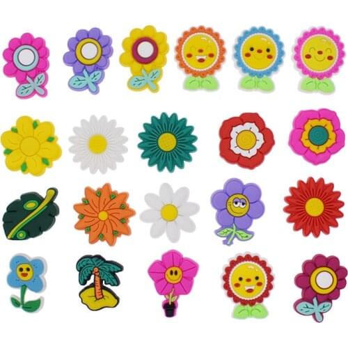 Hole Shoes Shoes Flower PVC Soft Rubber Shoes Buckle Shoe Decoration Accessories