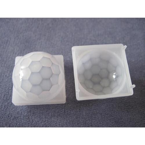 #PGC-8002-2 High quality Fresnel Optical Lens, Sensitive angle 110, PE materials, Size: 23.2X23.2X14.8mm, Focal length 10.5mm