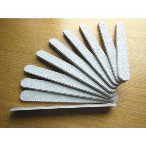 10 pcs/lot zebra Nail Files 80/80 straight nail Sanding fiel Manicure Acrylic Nail file
