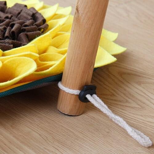Sunflower Shape Dog Snuffle Mat Puppy Training Sniffing Feeding Blanket Pet Pad Encourages Natural Foraging Skills Sniffing Mat