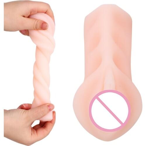 OLO Realistic Vagina Male Masturbation Male Aircraft Cup Oral Sex Real Pussy Sex Toys for Men Adult Products No Vibrator