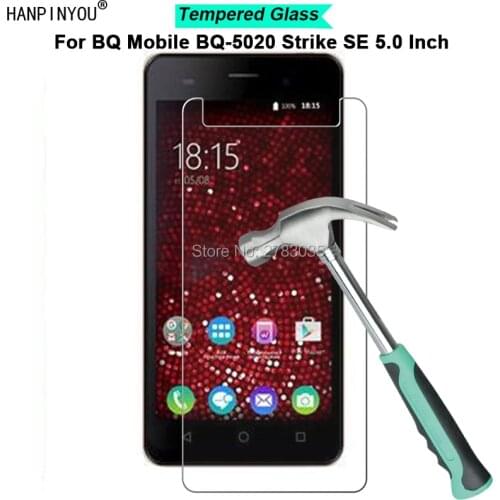 For BQ Mobile BQ-5020 Strike SE New 9H Hardness 2.5D Ultra-thin Toughened Tempered Glass Film Screen Protector Protect Guard