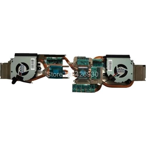 Laptop CPU GPU FAN&Heatsink For MSI For Bravo15 For Bravo17 MS-16WK 8 tubes PAAD06015SL N417 N414 0.55A 5VDC New