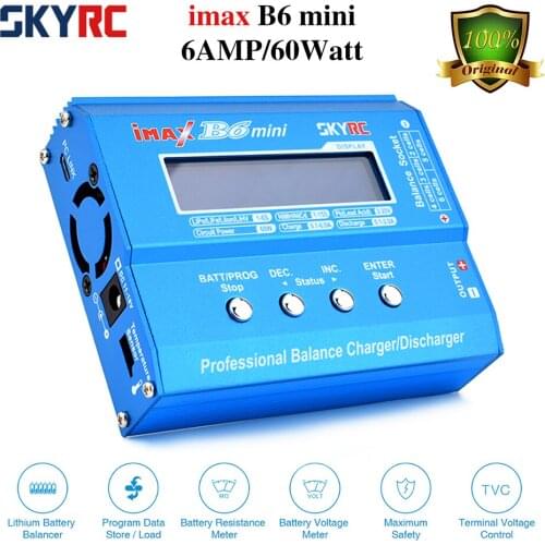 High Quality SKYRC iMAX B6 Mini Balance Charger/Discharger SK-100084 for RC Drone FPV Racing Multi Rotor Battery