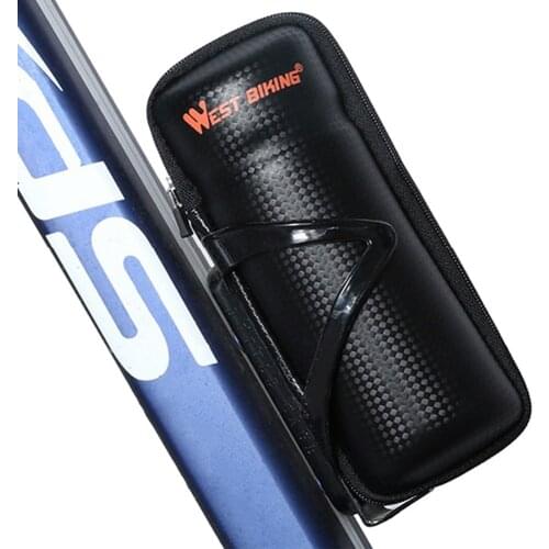 WEST BIKING MTB Bike Bag Repair Kit Storage Case PVC Waterproof Bicycle Water Bottle Rack Organizer Outdoor Cycling Equipment