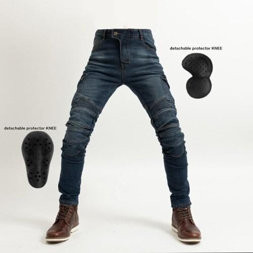 Protective Gear Riding jeans B06 Trousers have 4Pads Four seasons pants 06 black green with belt protective gear