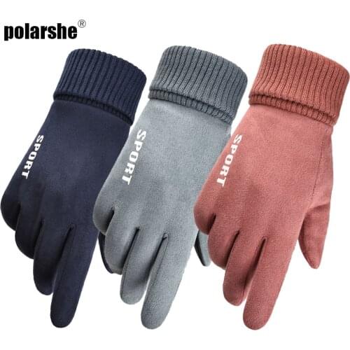 Winter Mens Women Gloves Warm Touchscreen Gloves Windproof Anti-slip Gloves For Men Outdoor Sports Gloves Thermo Handschoenen