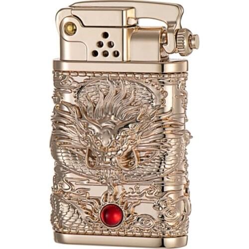 Zorro Armor brass Kerosene gasoline petroleum oil cigarette lighter Creative rocker arm outdoors Camping survival Travel igniter