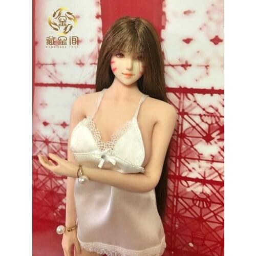 1:6 VERYCOOL female soldier silk pajamas dress model for 12 inch action figure body