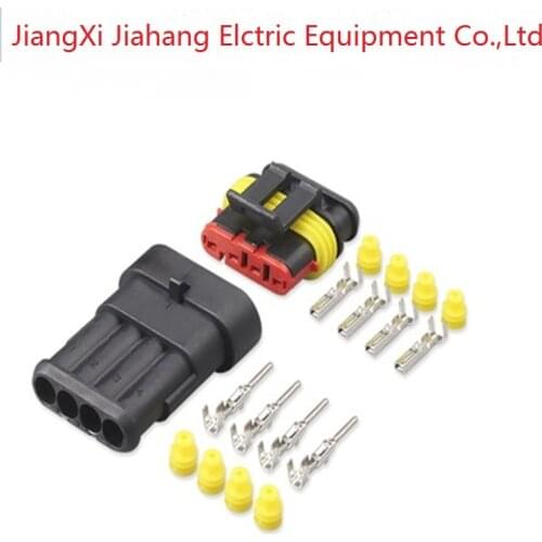 282106-1 282088-1 Freeshipping 200sets DJ7041-1.5-11/21 4Pin AMP Car Electrical Wire Connectors for VW,BMW,Audi,Toyota,NISSAN