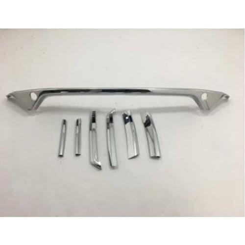 Brand New For Honda Accord 2018 7PCS High Quality ABS Chrome Car Front Grill Grille Cover Time Cover Trim Car Styling Accessory