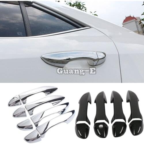 Car Body Styling Cover Detector Sticks Frame Panel Lamp Trim ABS Chrome Door Handle 8pcs For Toyota Corolla Altis 2014 2015 2016