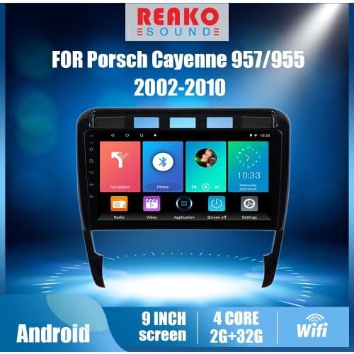 REAKOSOUND 2Din Car Radio For Porsche Cayenne 957/955 2002-2010 Android Head Unit Multimedia Video Player GPS Navigation