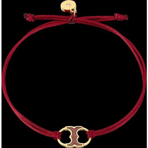 Vanifin Simple Stainless Steel Handcuff Shape Bracelet Different Colors Paint Different Colors Rope Hand Woven Neutral Jewelry