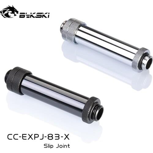 Bykski PC water cooling fitting Expansion Joint extender 83-110mm G1/4 Male to Male Fitting Loop Connecter CC-EXPJ-83-X