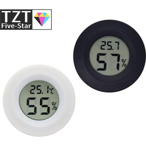 TZT Mini LCD Digital Thermometer Hygrometer Fridge Freezer Temperature Sensor Humidity Meter Detector Indoor Gauge Instruments