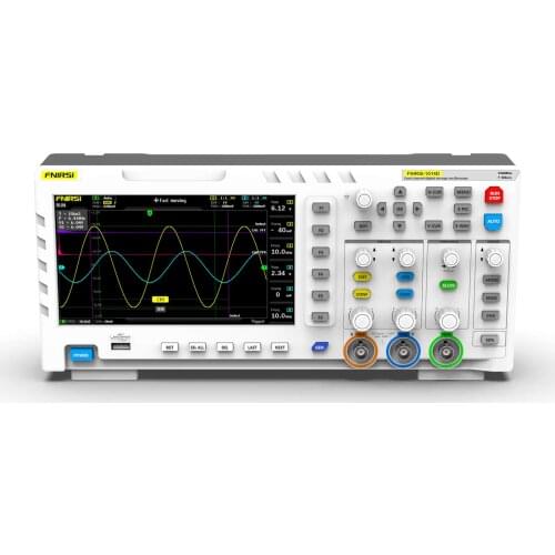 FNIRSI 1014D Digital Oscilloscope Two In One Dual Channel Input Signal Generator Desktop Oscilloscope 1GSa/s Sampling Rate
