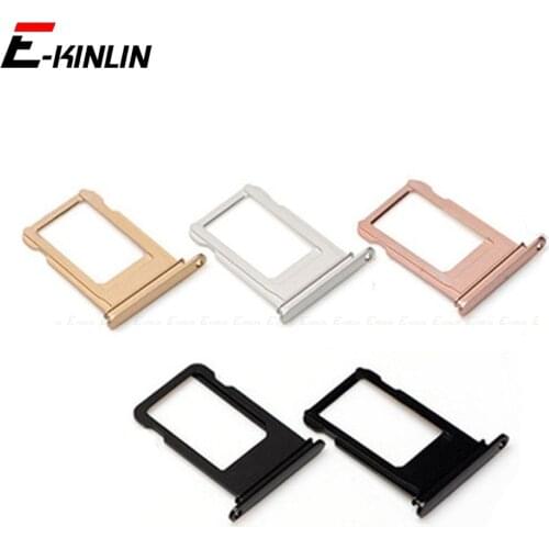 Sim Card Tray Slot Adapter Holder For iPhone 7 8 Plus Repair Parts