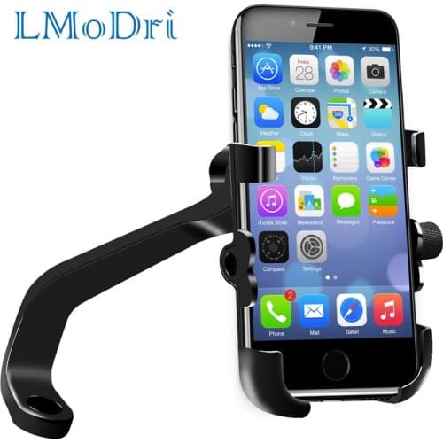 LMoDri Motorcycle Phone Holder With USB Power Charger Mobile Cell Phone Mount Motorbike Mountain Bike Holder Moto Accessories