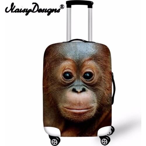 Noisydesigns Animal Picture Luggage Suitcase Elastic Fashion Protective Dust-proof Personalized Trunk Suitcase Cover for S/M/L