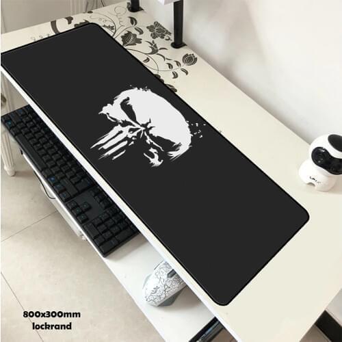 Punisher pad mouse anime computer gamer mause pad 800x300x2mm padmouse New arrival mousepad ergonomic gadget office desk mat