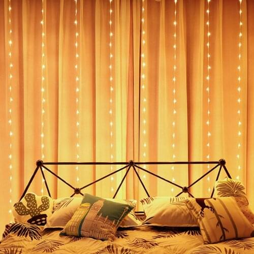 MiLESEEY LED Garland Curtains