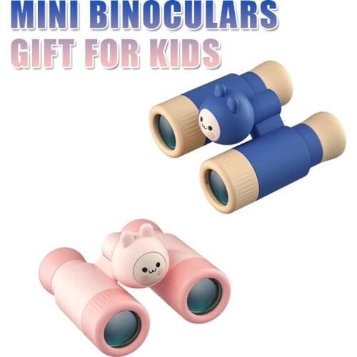 Mini Cute Kids Binoculars Zoom Cam Lens Portable Detachable Design Outdoor Toys Telescope Children Birthday Gift for Boys Girls