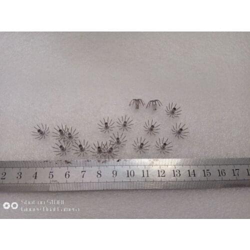 MR OCTOPUS 300pcs small size fishing hook , squid jigs. squid hook . wire diameter is 0.5mm. and the diameter is 1.2cm