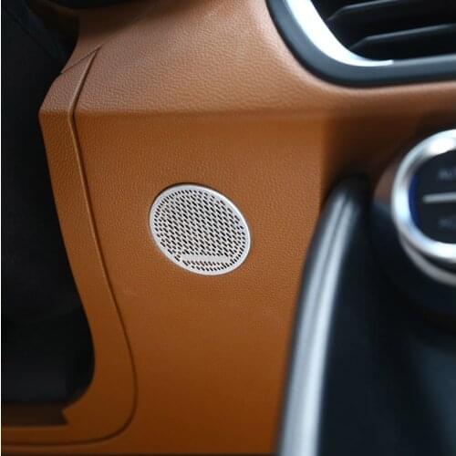 New! For Alfa Romeo Giulia 2017 Car-styling Aluminum Alloy Chrome Speaker Cover Trim Auto Accessories 1pc