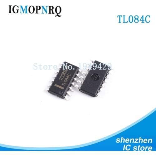 10PCS TL084CDT SOP14 TL084 SOP-14 084C Operational amplifier TL084CDR SOP amp Quad Gen Purp JFET New