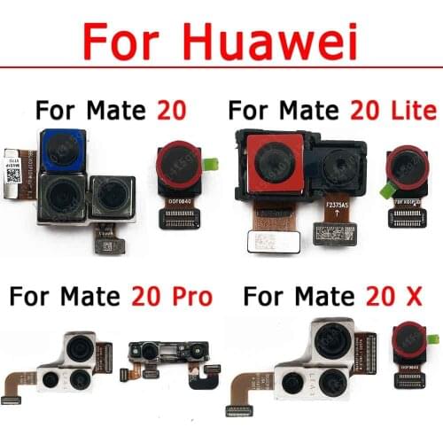 Original Front Back Camera For Huawei Mate 20 Lite Mate20 Pro X 20X Selfie Backside Small Rear Frontal Camera Module Spare Parts