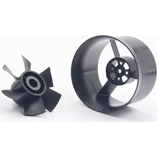 QX-Motor 30mm 6 Paddle Propellers EDF Ducted Fan Barrel Without Motor For RC Airplane F22145