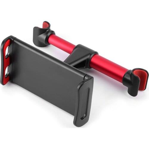 Car Back Seat Headrest IPad Phone Mount Rotatable Adjustable Rear Pillow Stand Universal For 4.7-10.5in Navigation Bracket