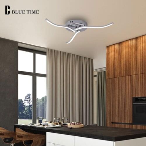 Silver Modern Led Chandelier Lighting For Living room Bedroom Kitchen Corridor Lamp Home Decor Led Ceiling Chandelier Metal lamp