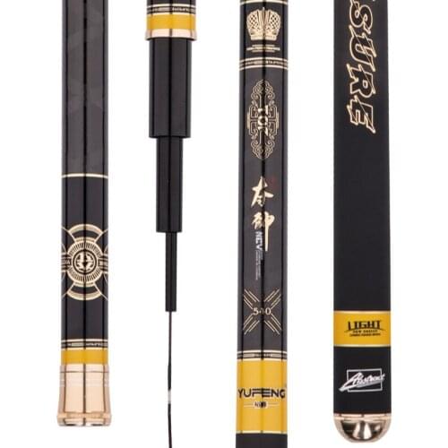 3.6m-10.0m Fishing Rod De Pesca Hand Pole Ultra Light Super Hard Bighead Carp Fish Wedkarstwo Olta Carbon Fishing Stick