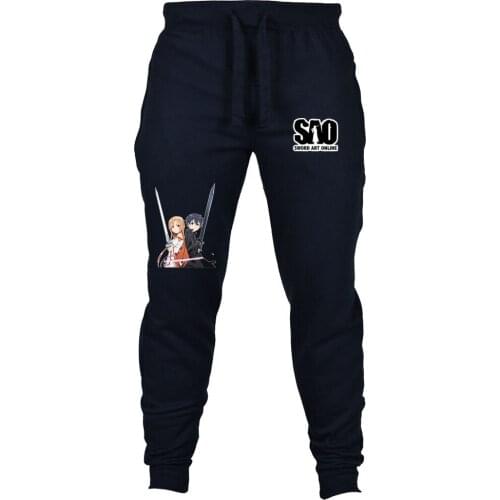 Japan anime Sword Art Online pants cotton casual trousers cosplay long lounge pants cotton sleepwear home pants