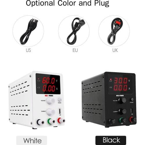 220V 0-60V DC Power Supply Switching Voltage-stabilized Source Regulated Power Supply Stabilized Voltage Supply Dual Output Mode