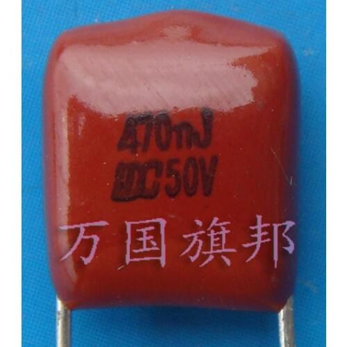 Free Delivery. CL21 metallized polyester film capacitor 50 v 474 0.47 uF