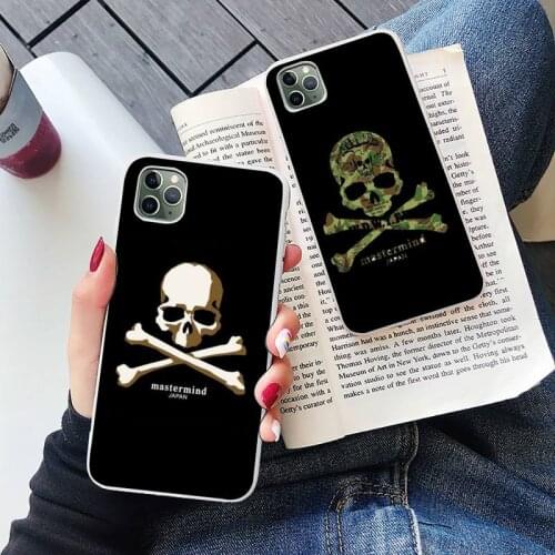 Skeleton Mastermind Camouflage Phone Case Candy Color for iPhone 6 6S 7 8 11 12 XS X SE 2020 XR mini pro Plus MAX funda