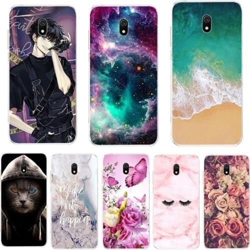 For xiaomi redmi 8a Case Painted Silicon Soft TPU Back Phone Cover for redmi 8a case hongmi 8a Full 360 Protective Coque Bumper