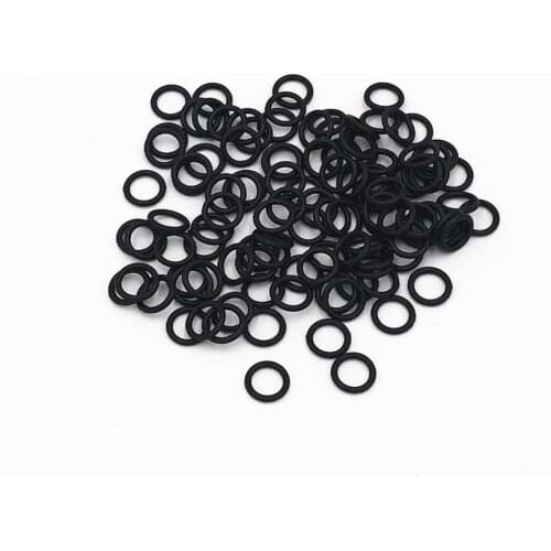 100Pcs Black NBR O-Ring Sealing Rubber Tap Washer Gaskets ID 5.28x1.78mm 9.3x2.4mm 12.37x2.62mm Thickness Plumping Petrol Diesel